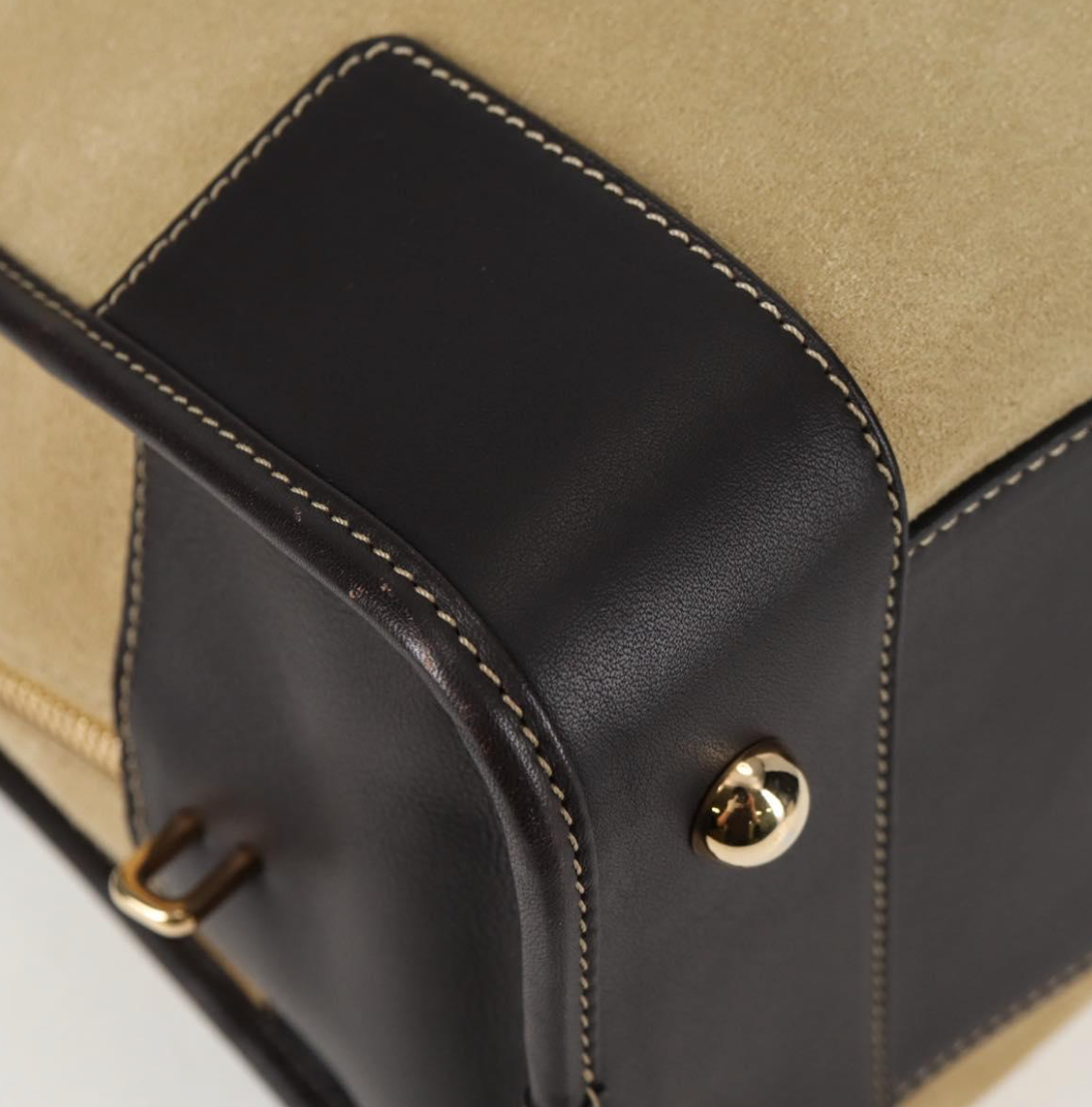 Loewe Amazona edición especial en ante tricolor marrón y morado