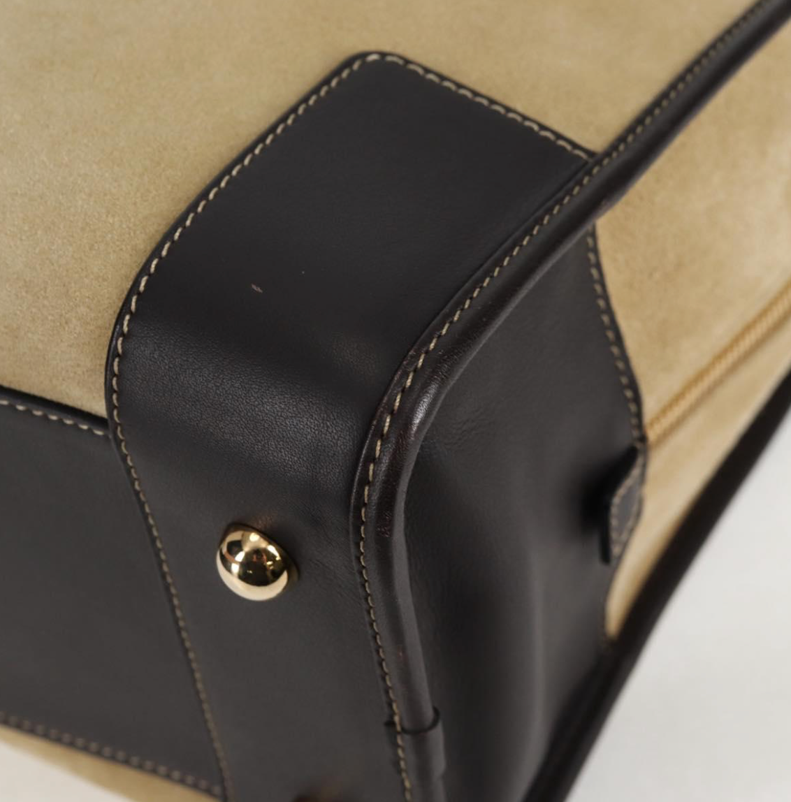 Loewe Amazona edición especial en ante tricolor marrón y morado
