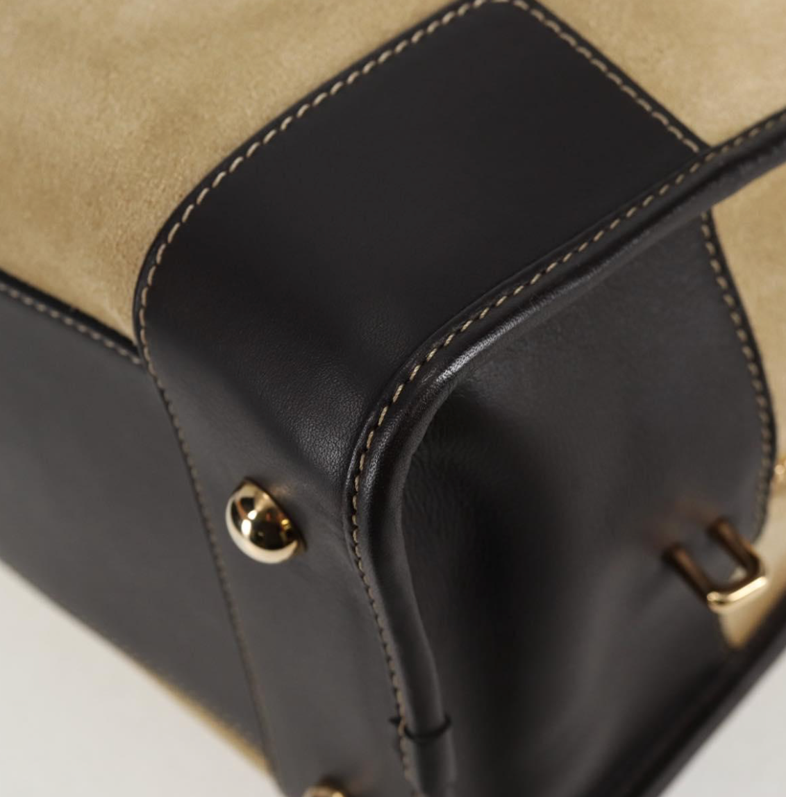 Loewe Amazona edición especial en ante tricolor marrón y morado