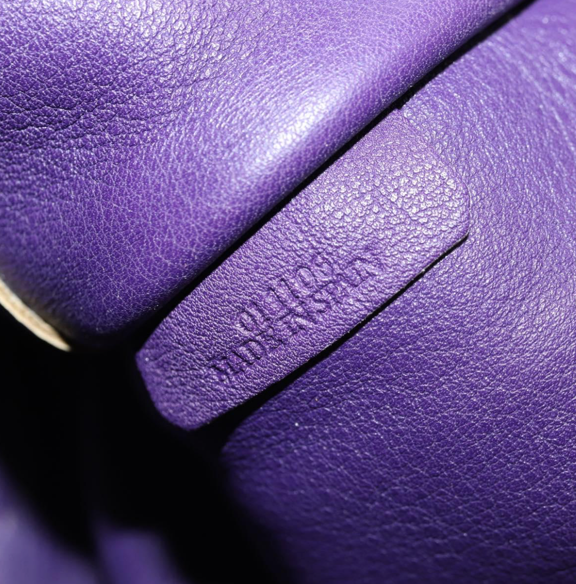 Loewe Amazona edición especial en ante tricolor marrón y morado