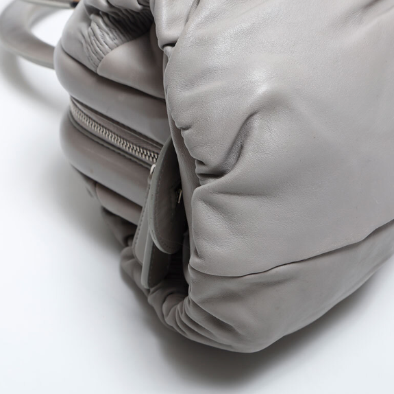Christian Dior Gathered Leather Handbag – Piel gris
