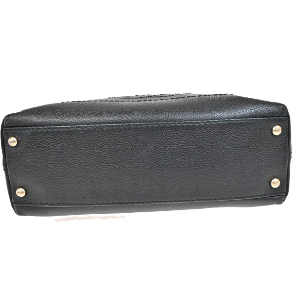 Chanel Vintage Wood Chain CC Shoulder Bag