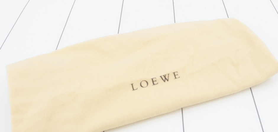 Loewe Bolso de hombro en ante color rojo teja en ante y piel marrón