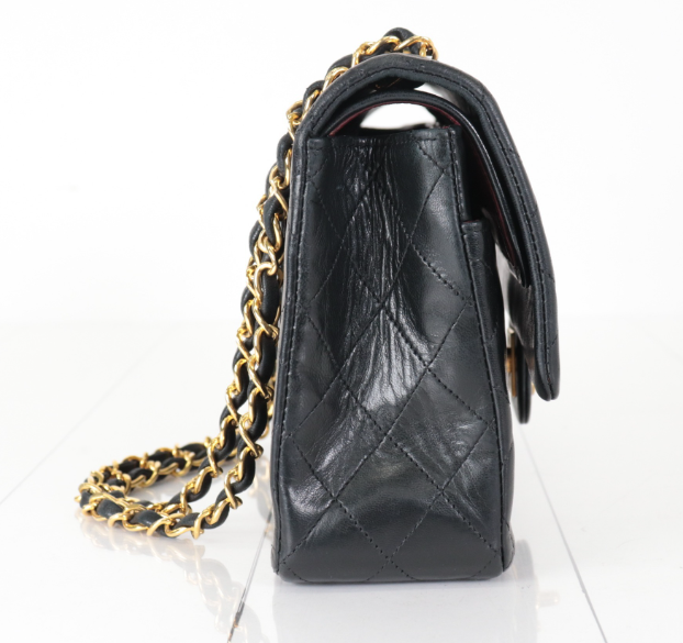 Chanel Timeless Double Flap 25 Lambskin Negro Classic Flap | Serie 1