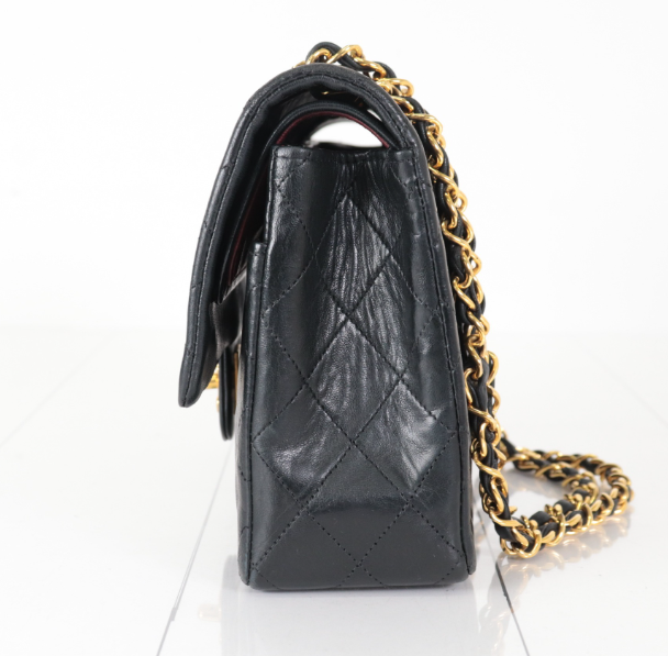 Chanel Timeless Double Flap 25 Lambskin Negro Classic Flap | Serie 1