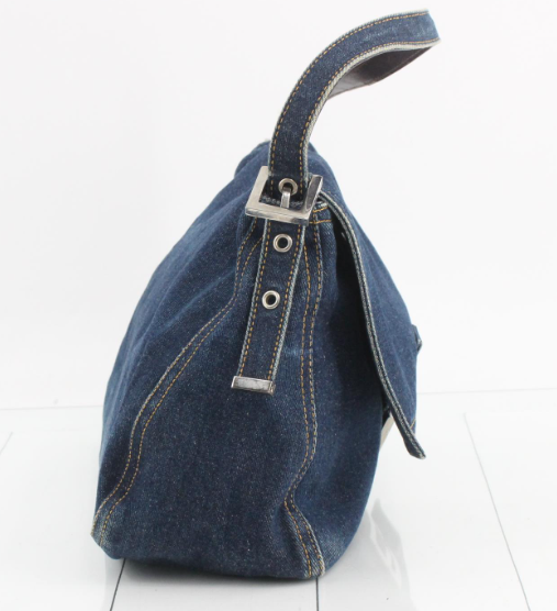 Fendi Mamma Baguette Denim - Icono Vintage