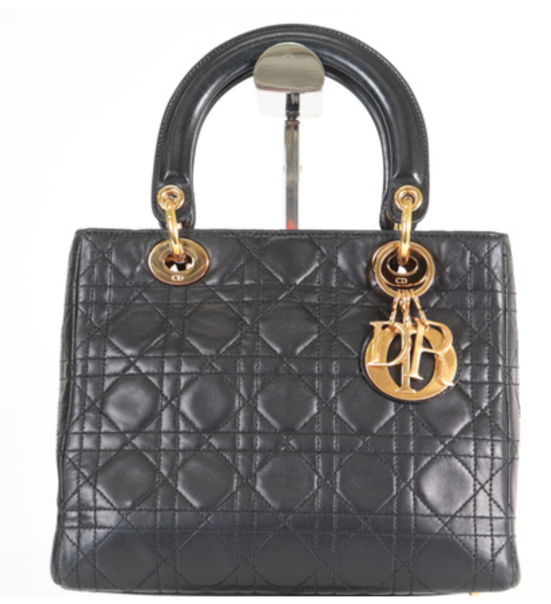 Bolso Lady Dior Mediano Negro Vintage