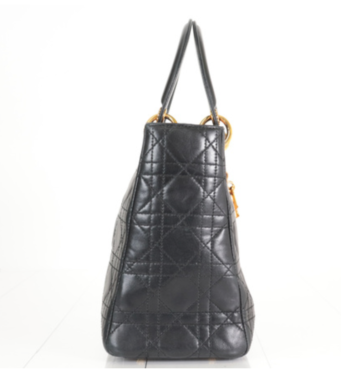 Bolso Lady Dior Mediano Negro Vintage