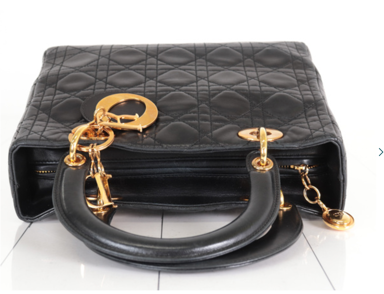 Bolso Lady Dior Mediano Negro Vintage