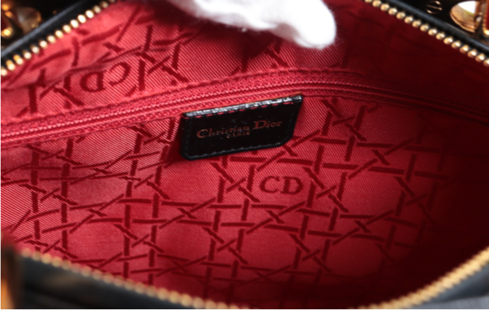 Bolso Lady Dior Mediano Negro Vintage