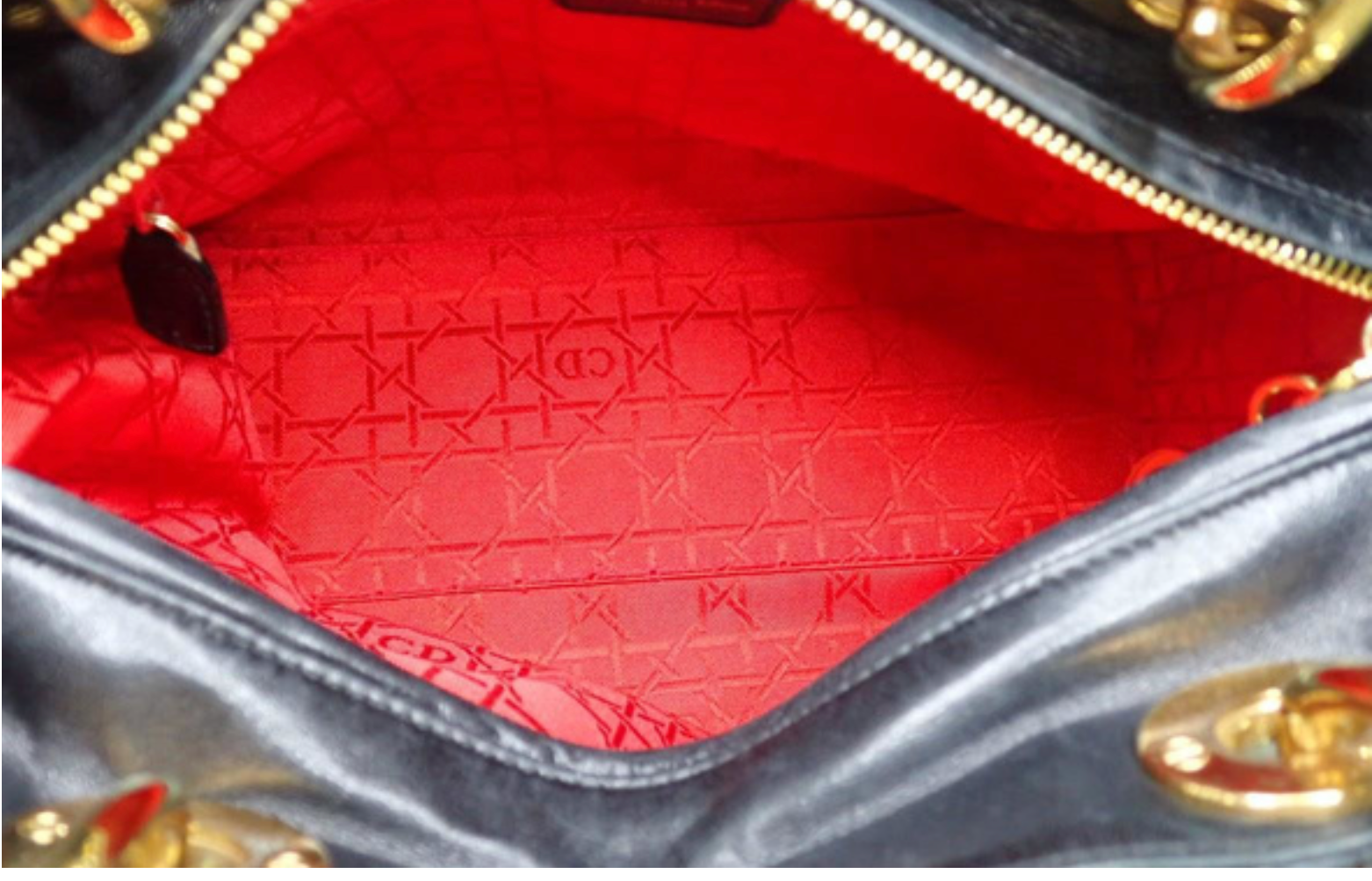 Bolso Lady Dior Mediano Negro Vintage