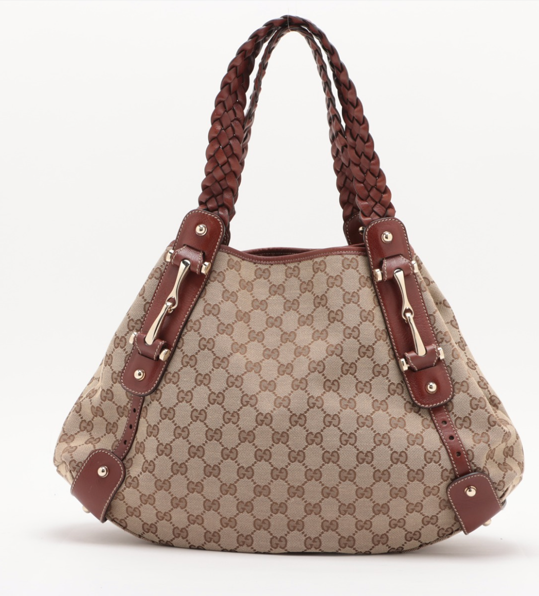 Gucci Pelham GG Canvas y piel – Vintage
