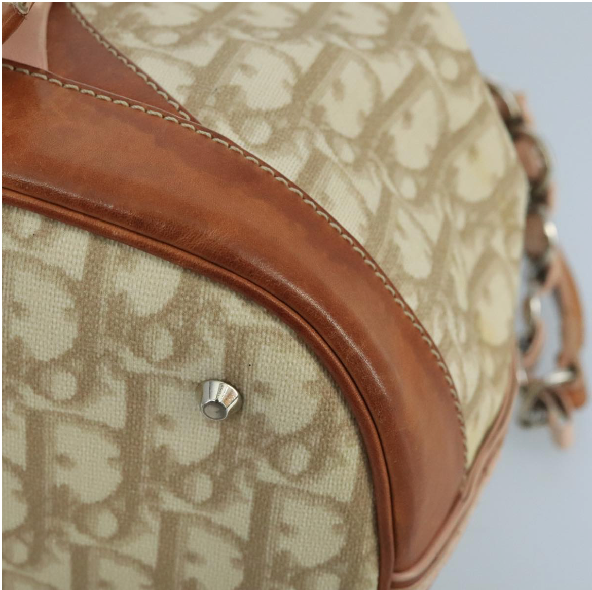 Christian Dior Trotter en lona beige - bajo pedido