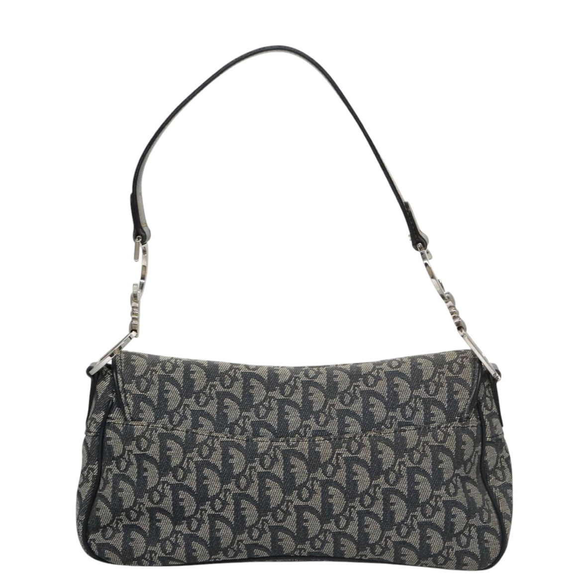 Dior Saddle Bag en lona Oblique azul marino -bajo pedido