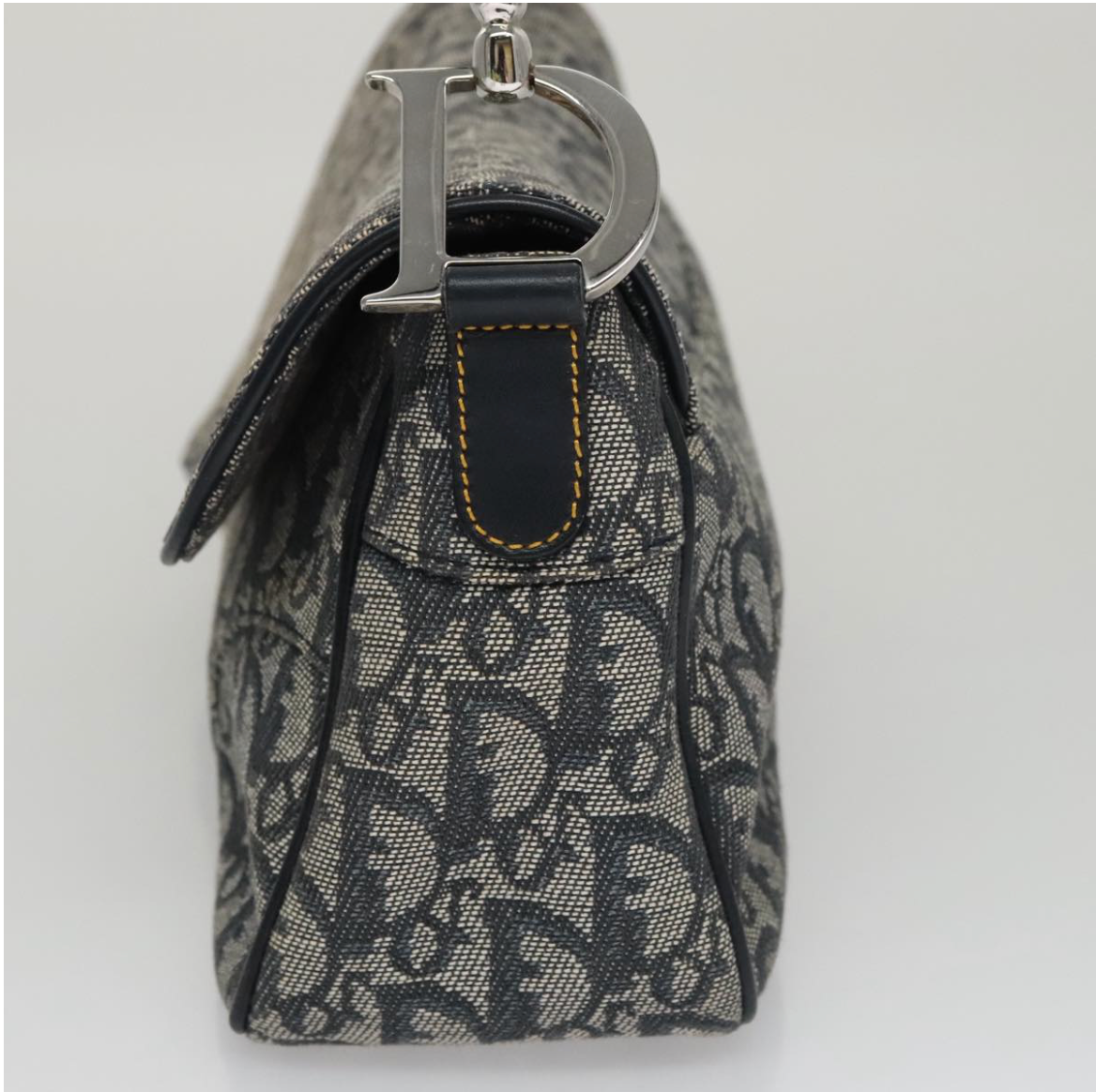 Dior Saddle Bag en lona Oblique azul marino -bajo pedido