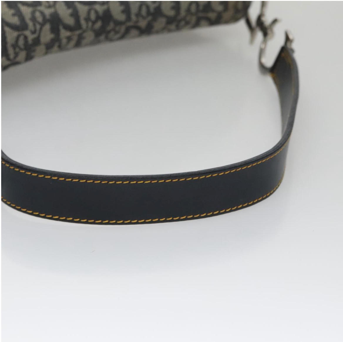 Dior Saddle Bag en lona Oblique azul marino -bajo pedido