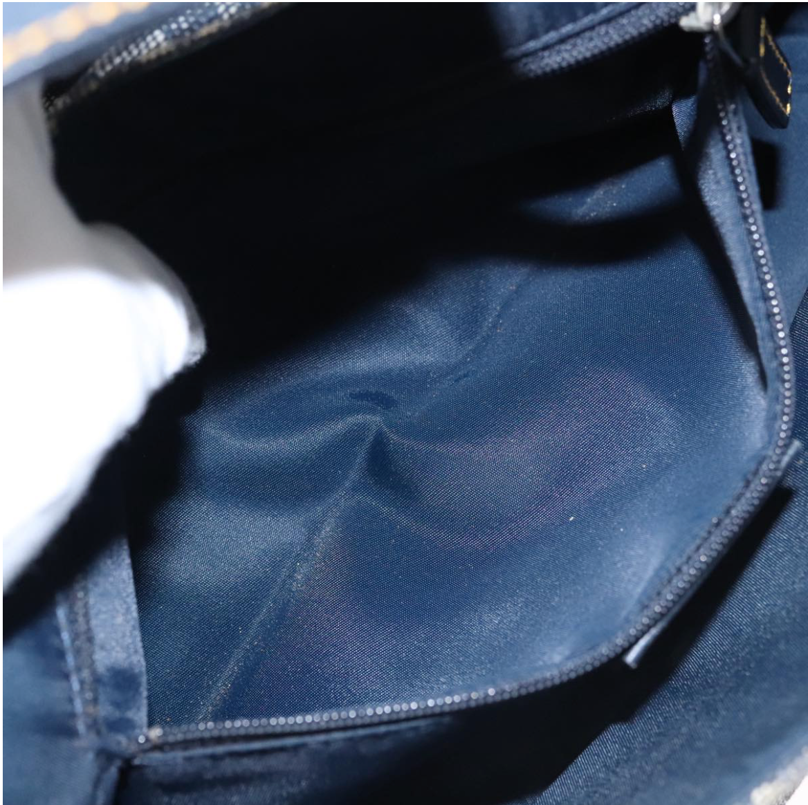 Dior Saddle Bag en lona Oblique azul marino -bajo pedido