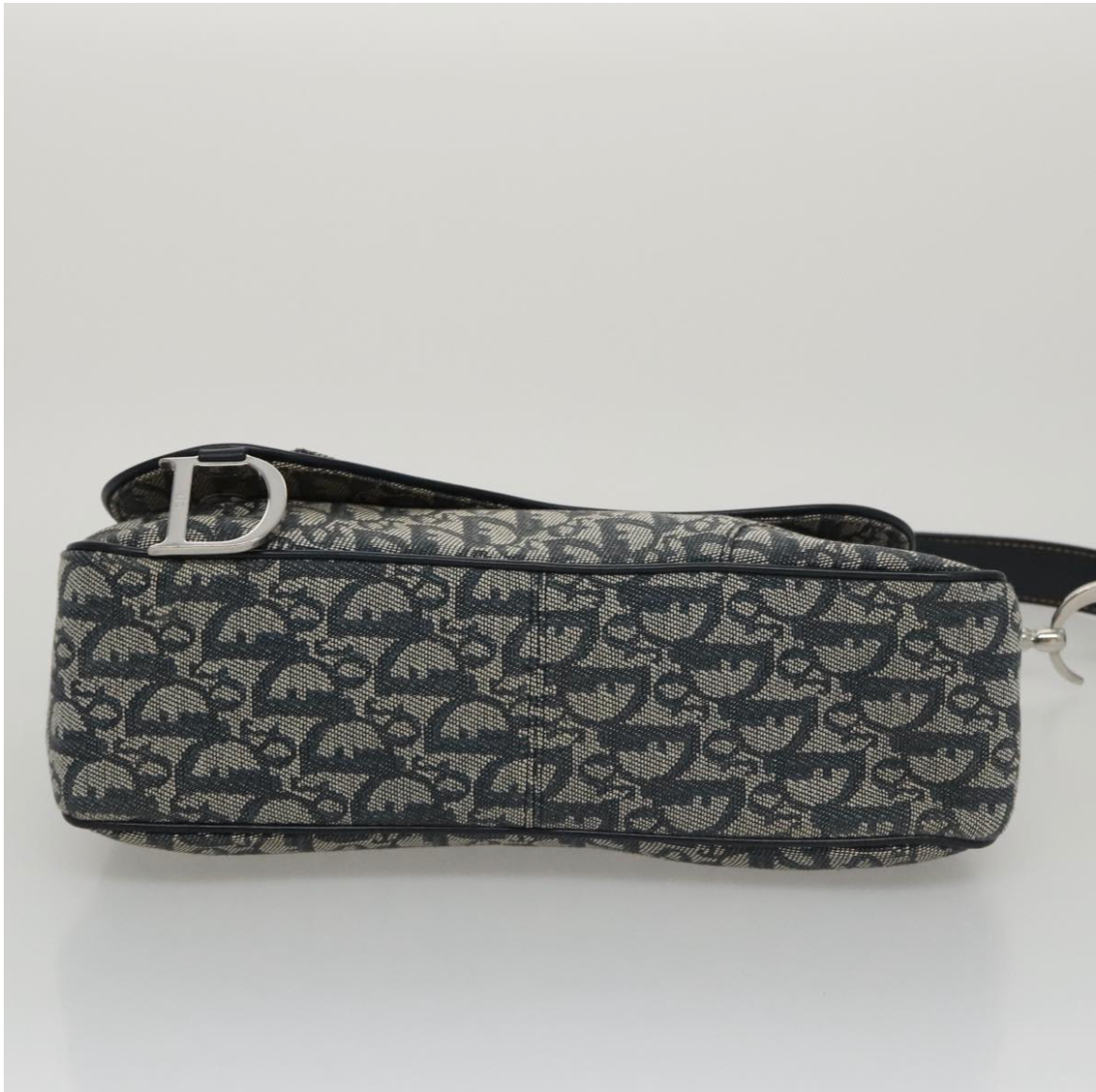 Dior Saddle Bag en lona Oblique azul marino -bajo pedido