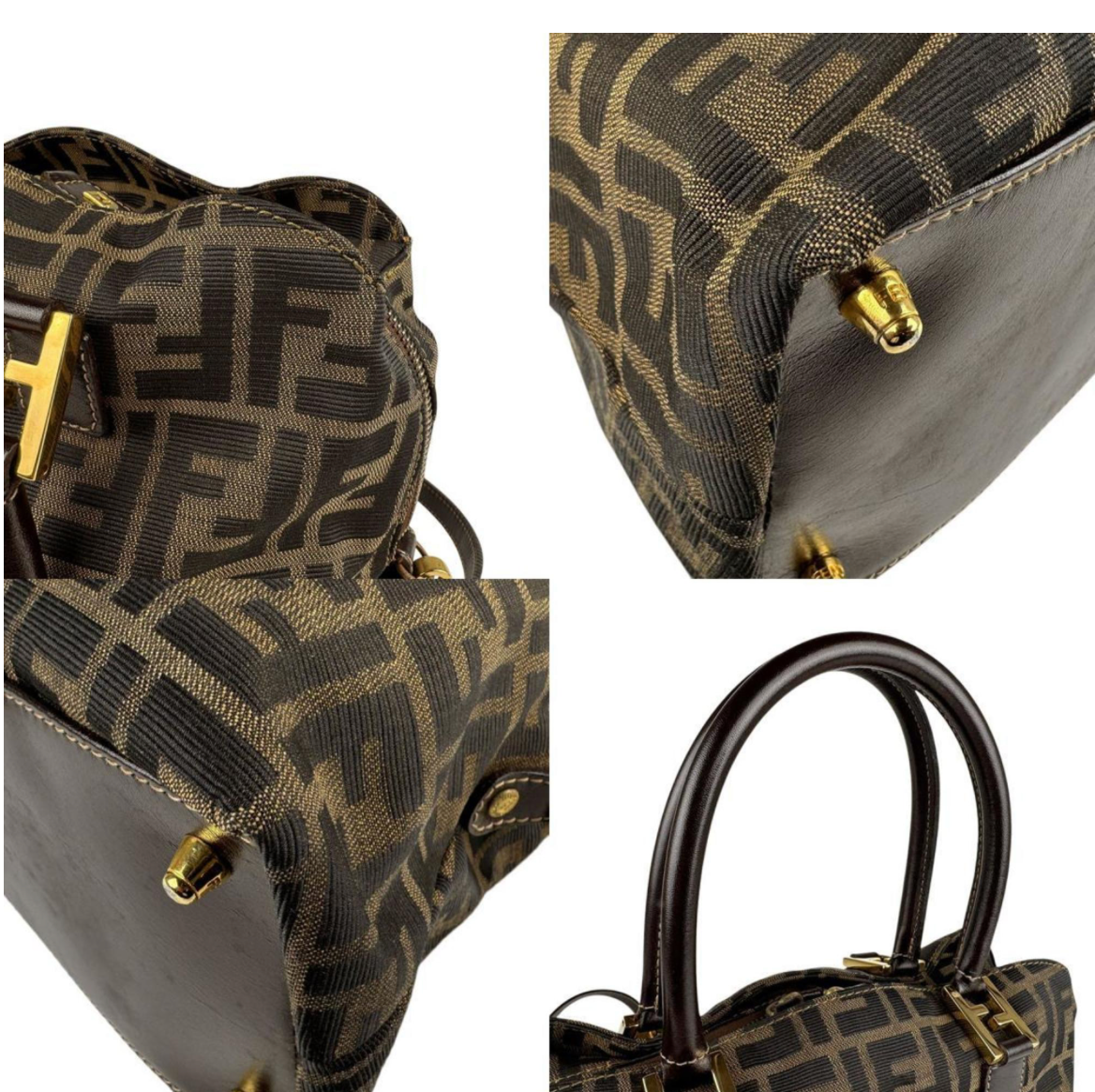 Fendi Zucchino Monograma Marrón - Bajo pedido