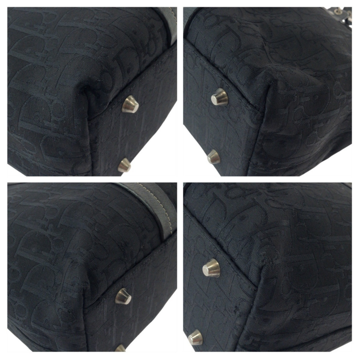 Dior Flower Bag Lona Negra