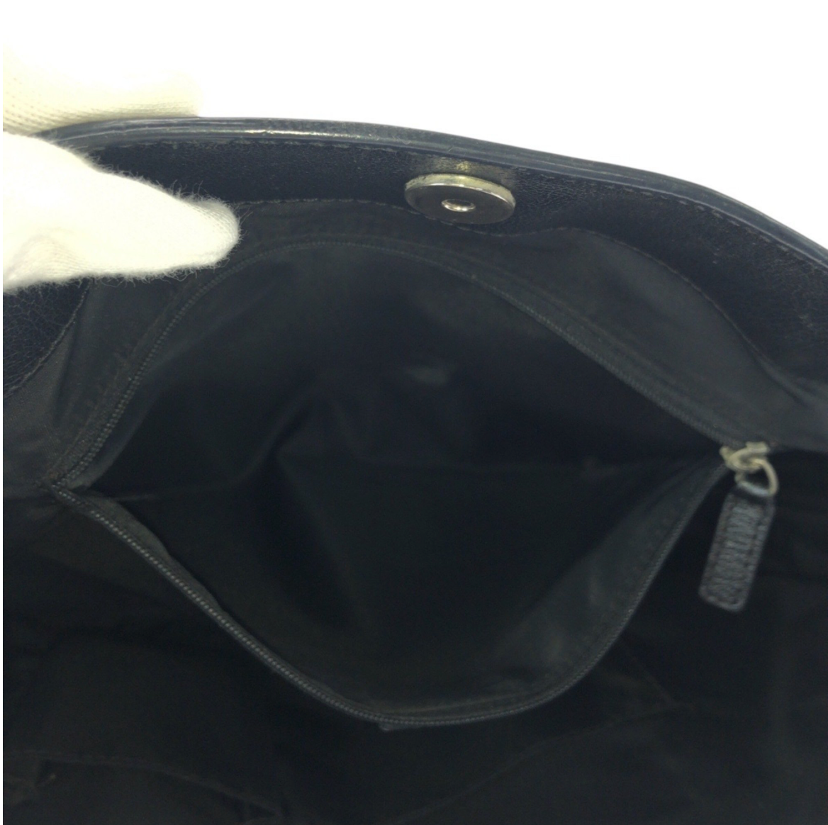 Dior Flower Bag Lona Negra