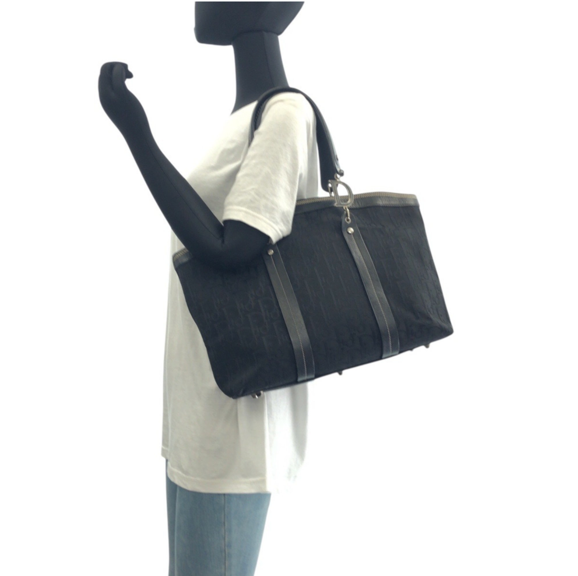 Dior Flower Bag Lona Negra