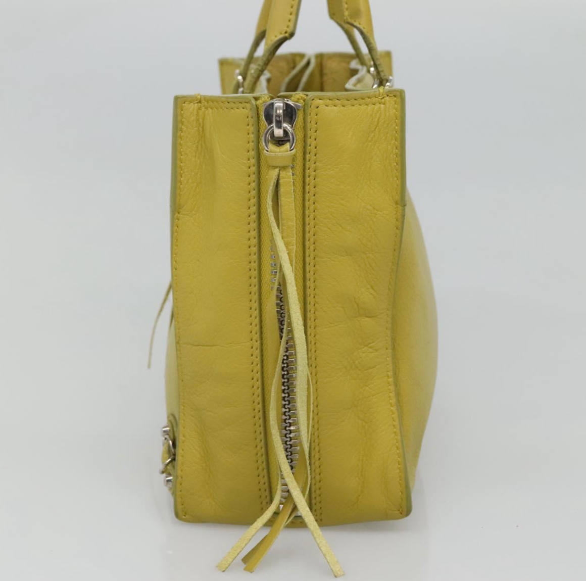 Balenciaga Papier Amarillo mostaza con bandolera