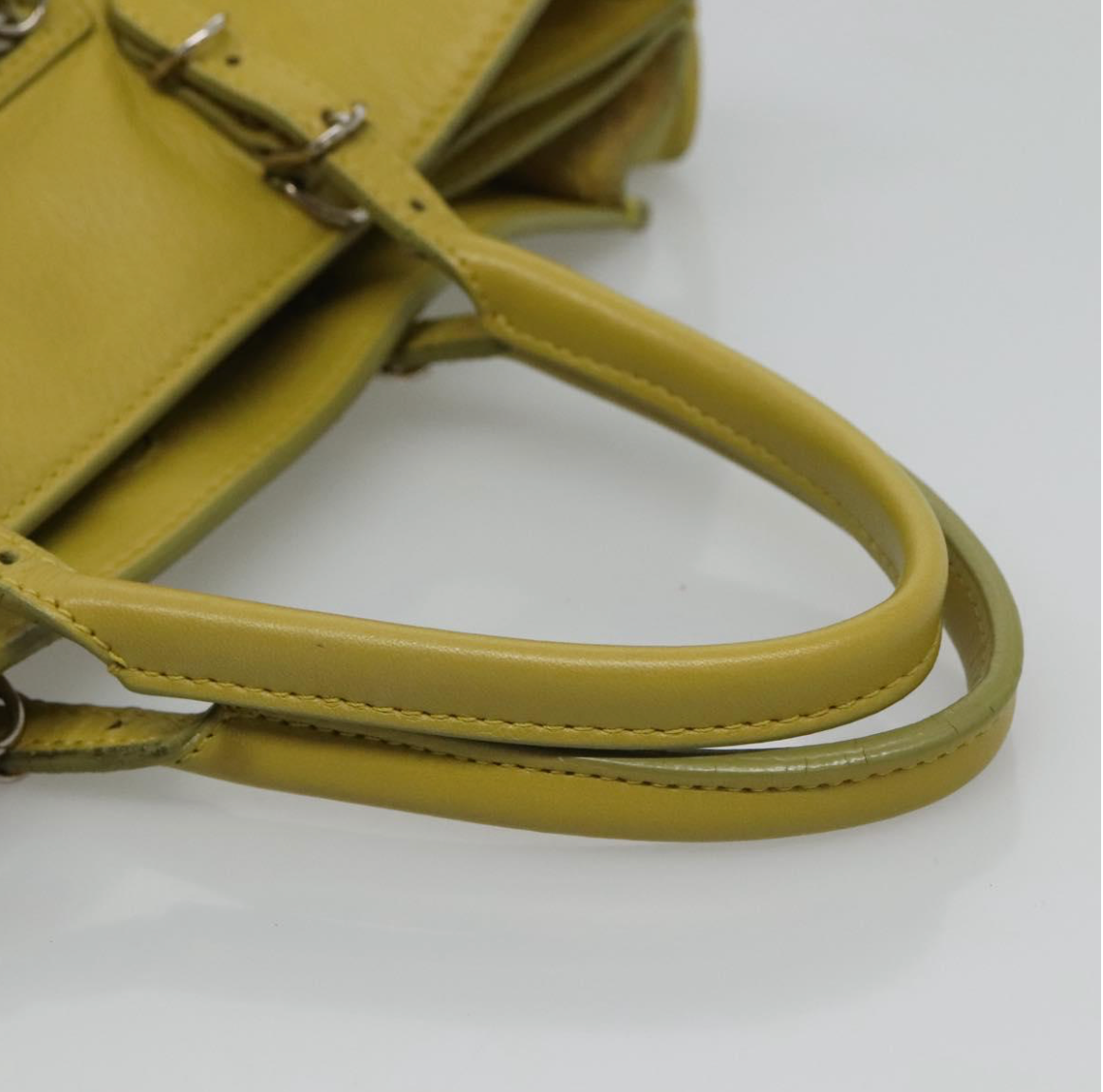 Balenciaga Papier Amarillo mostaza con bandolera