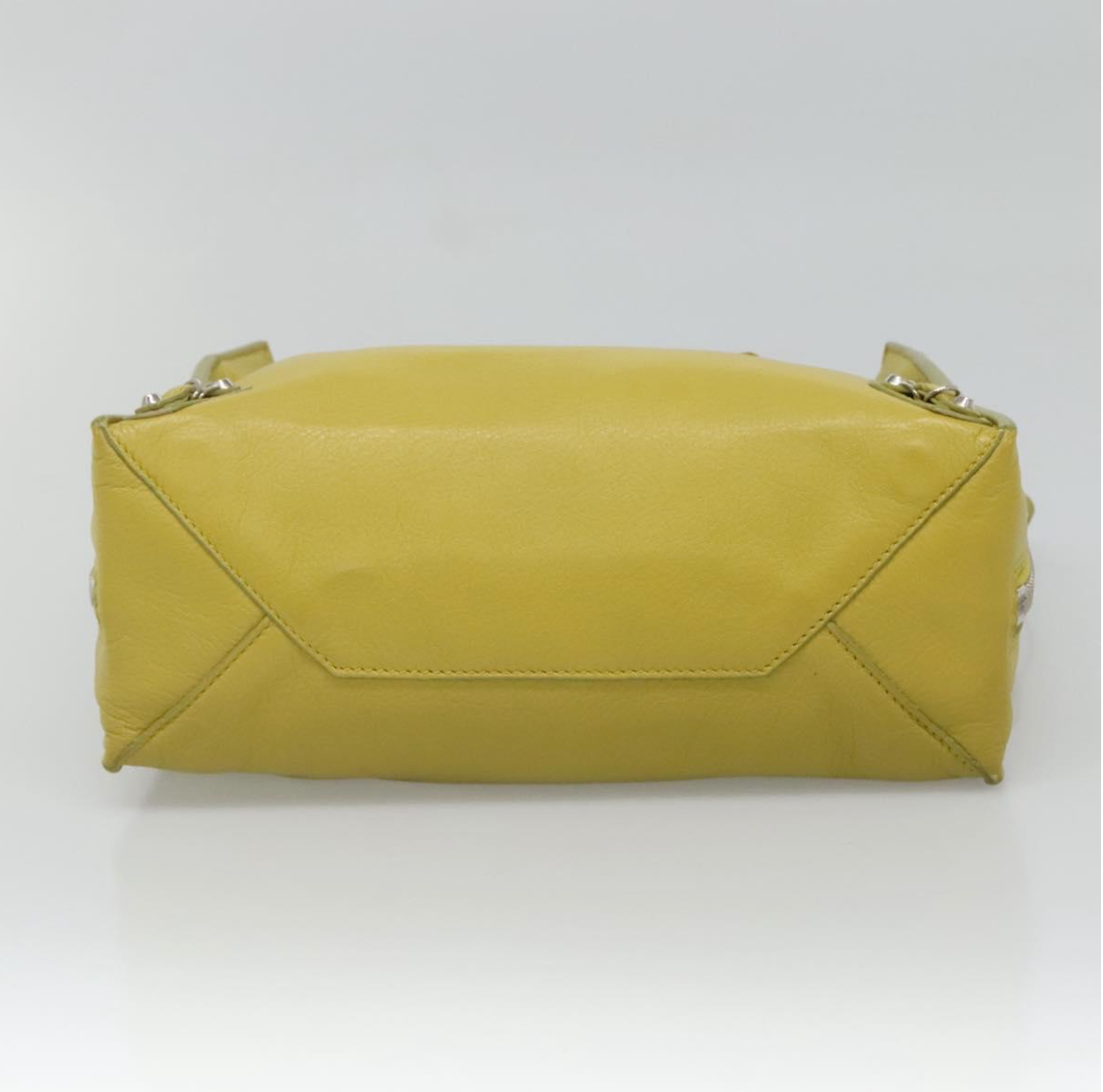 Balenciaga Papier Amarillo mostaza con bandolera