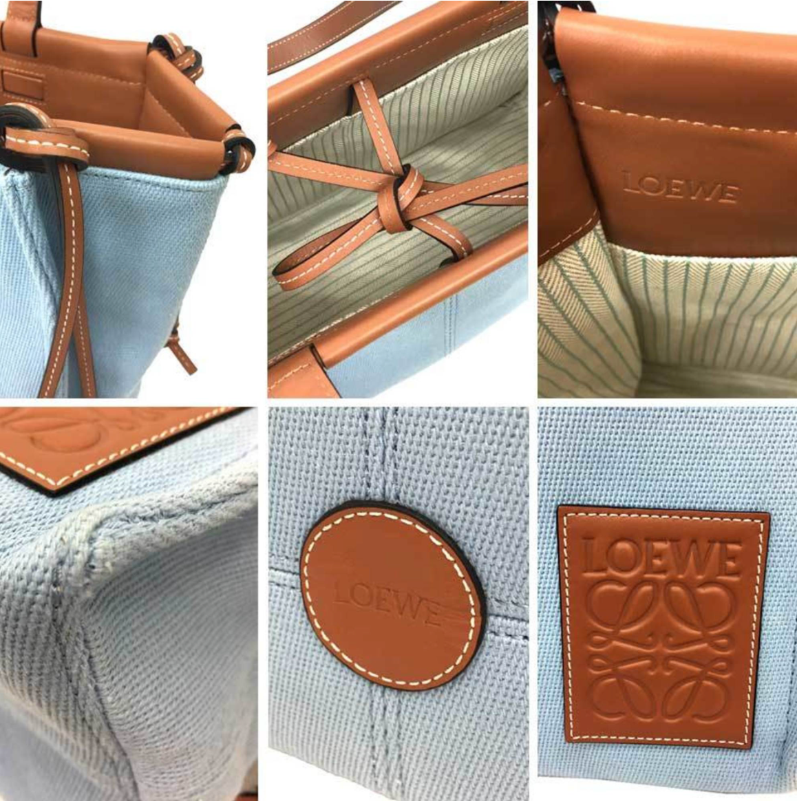 Loewe Cushion Tote azul