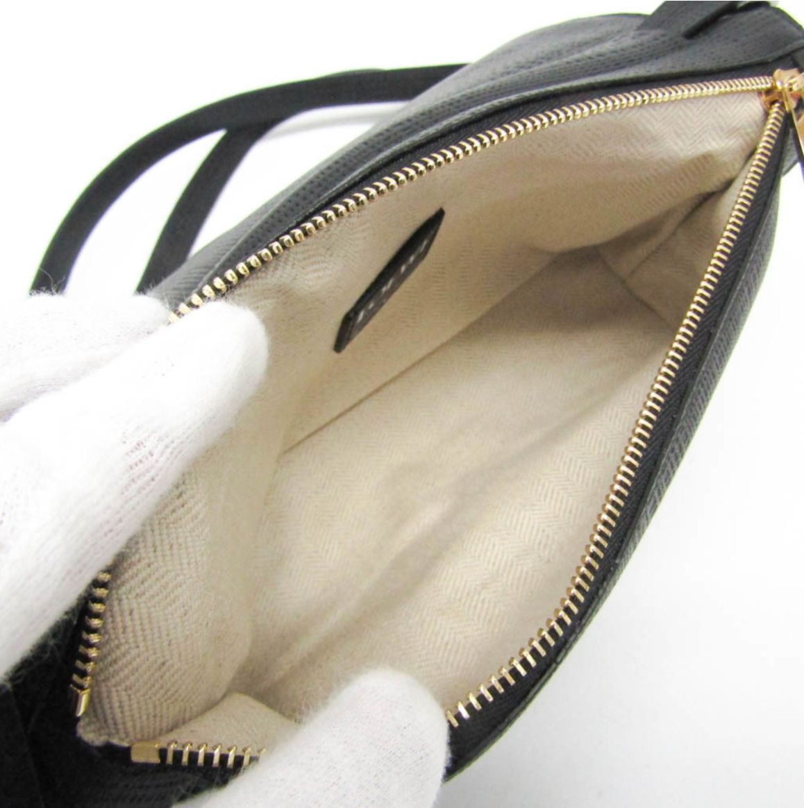 Loewe Anagram Bag en piel negra