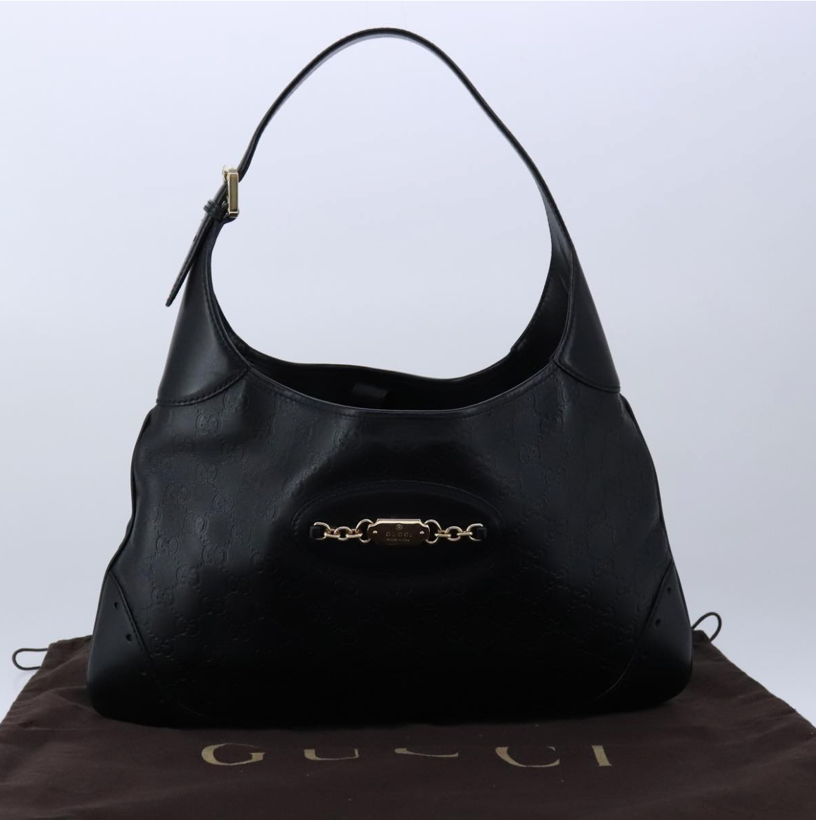 Gucci Jackie en piel negra