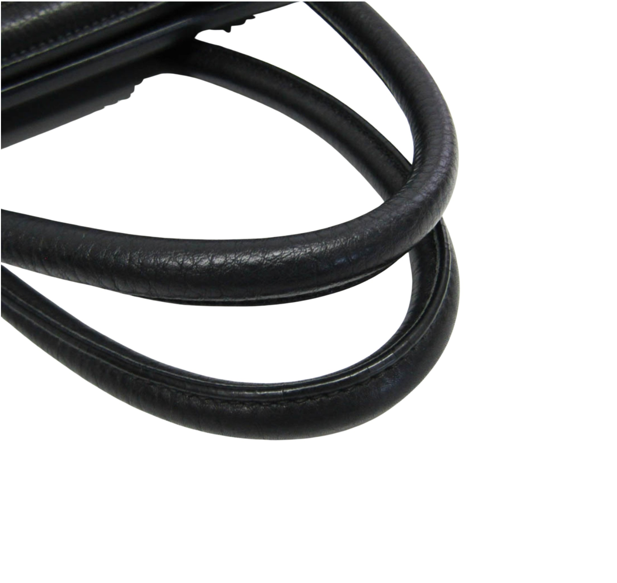 Prada Saffiano en piel negra con bandolera