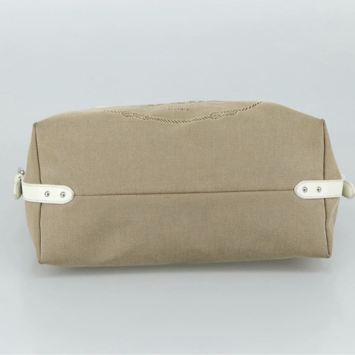 Prada Logo Jacquard con asas blancas