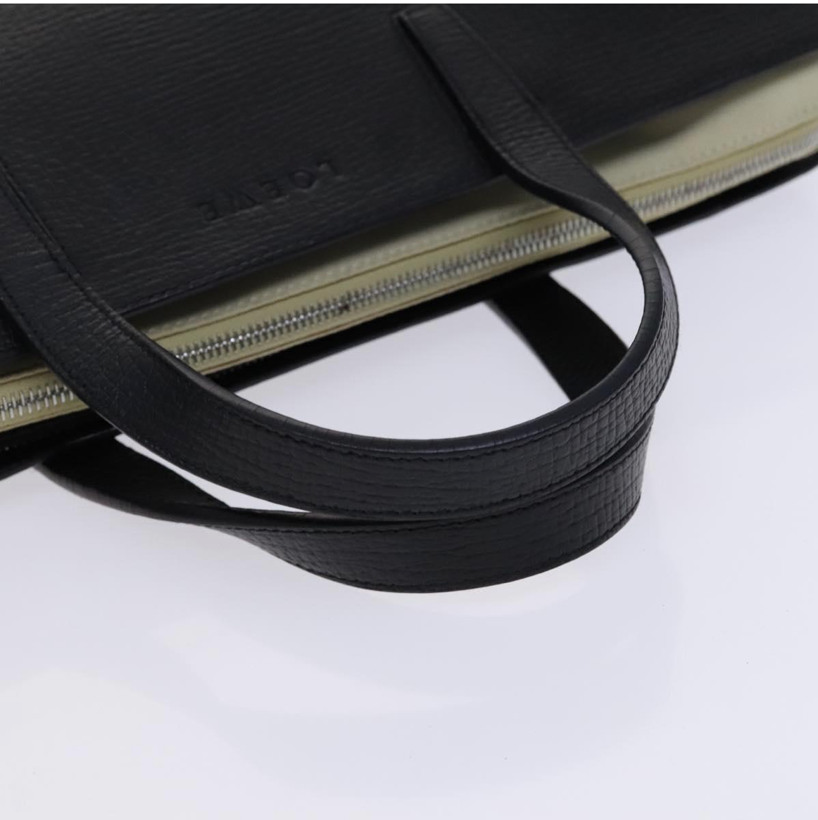 Maletín vintage negro de Loewe