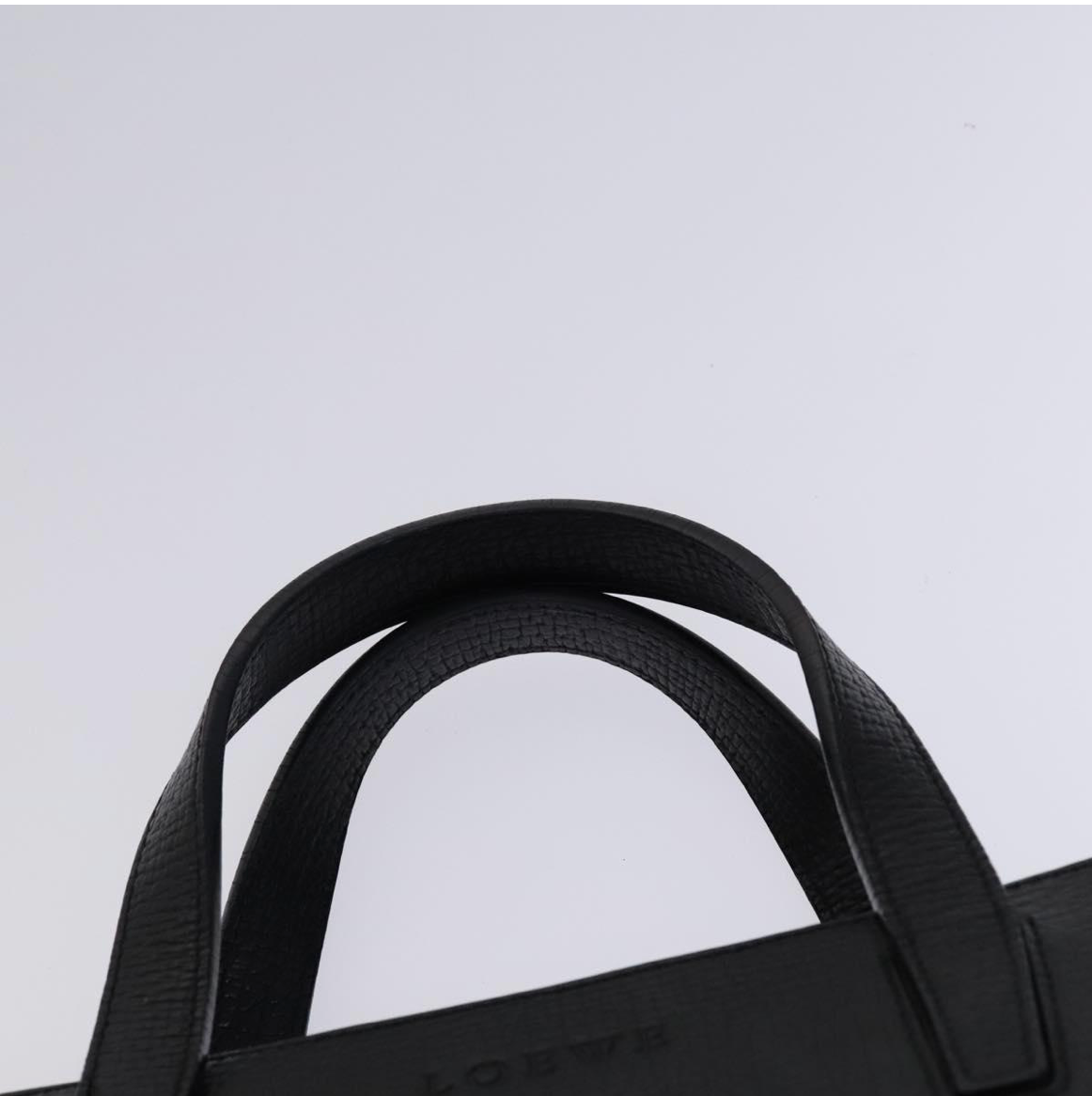 Maletín vintage negro de Loewe