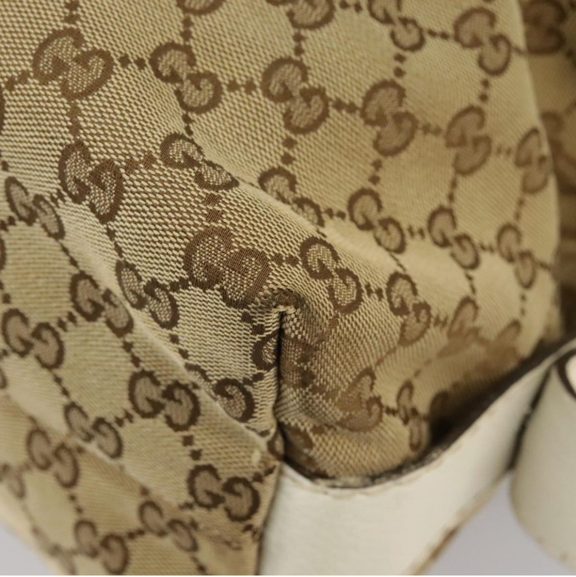 Gucci Bamboo en canvas beige
