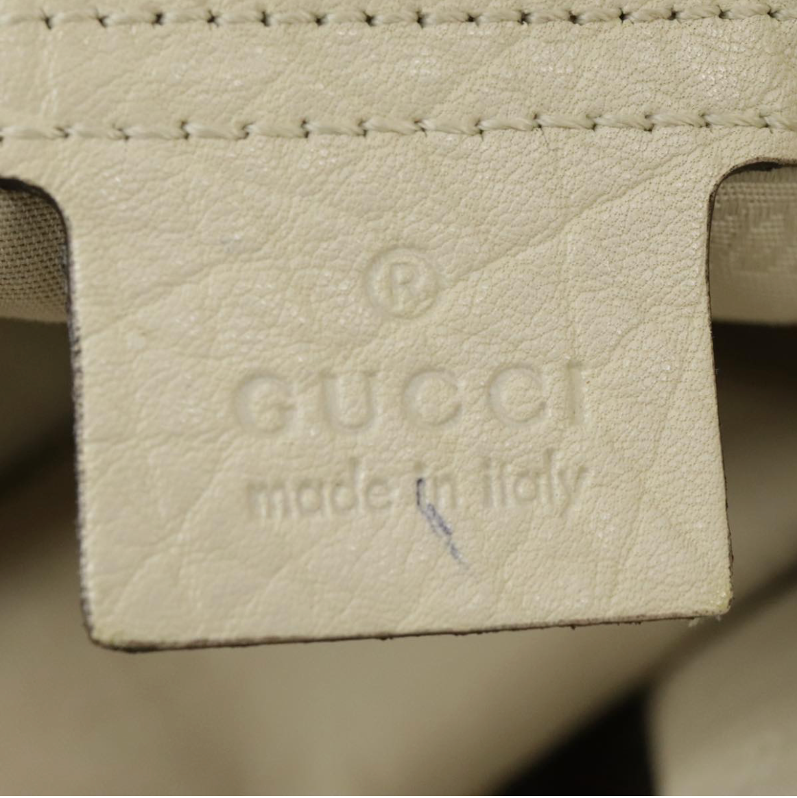 Gucci Bamboo en canvas beige