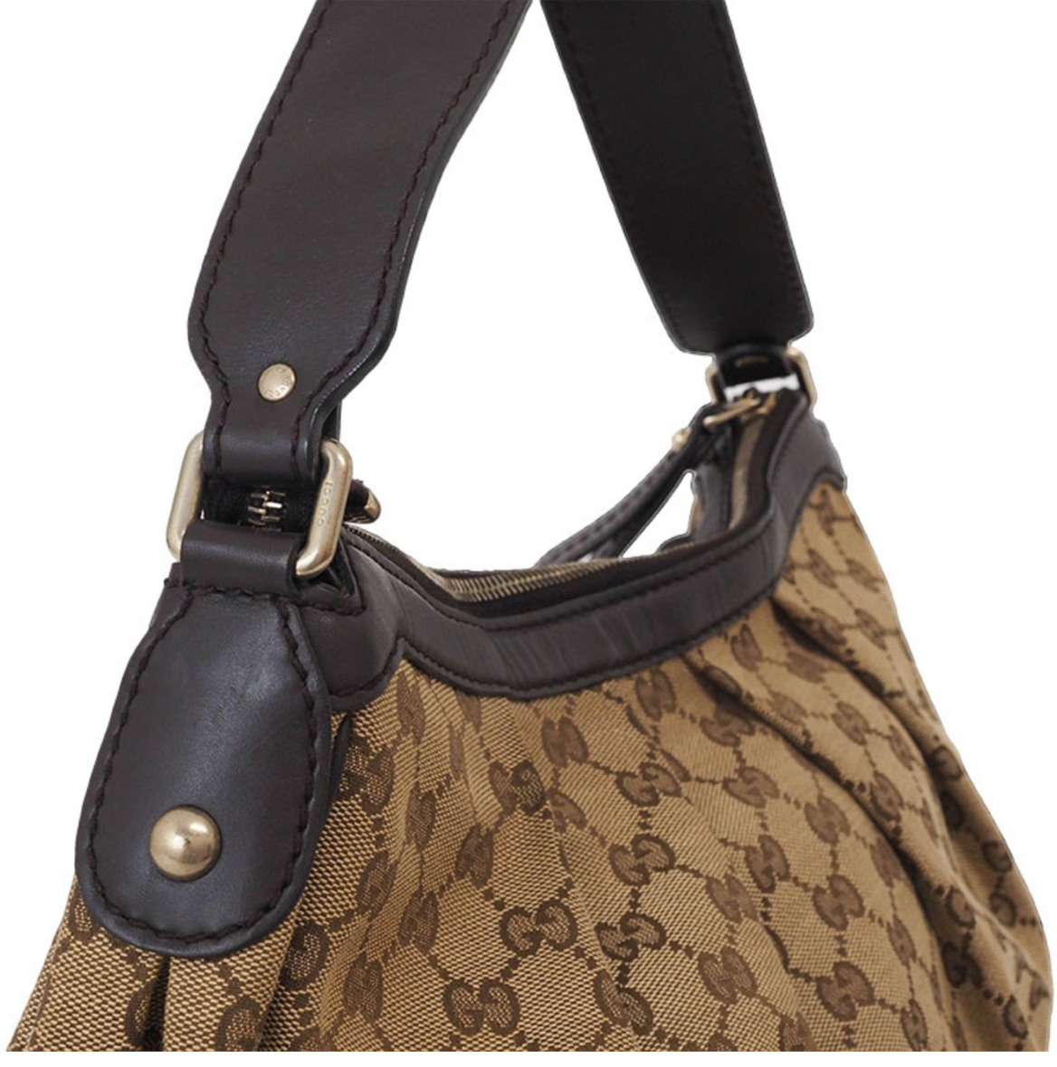Gucci Sukey en canvas marron