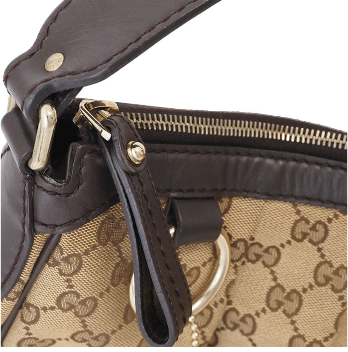 Gucci Sukey en canvas marron
