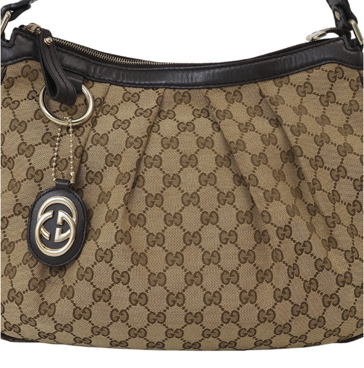 Gucci Sukey en canvas marron