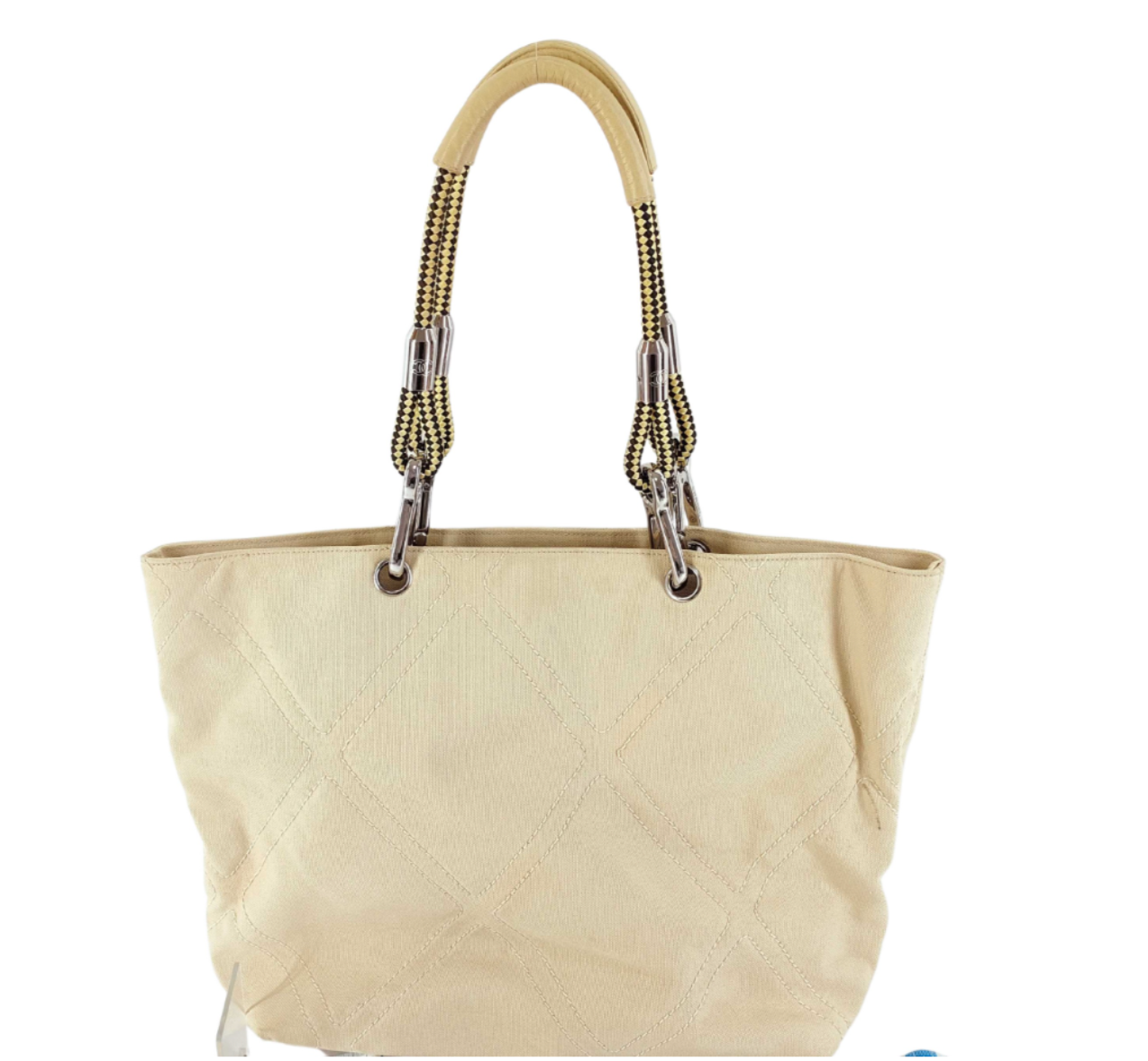 Chanel Travel Tote en Canvas Beige