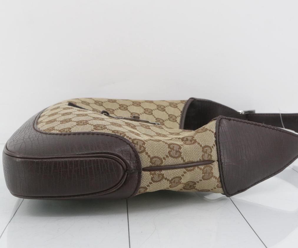 Gucci Jackie Canvas Monogram Marrón