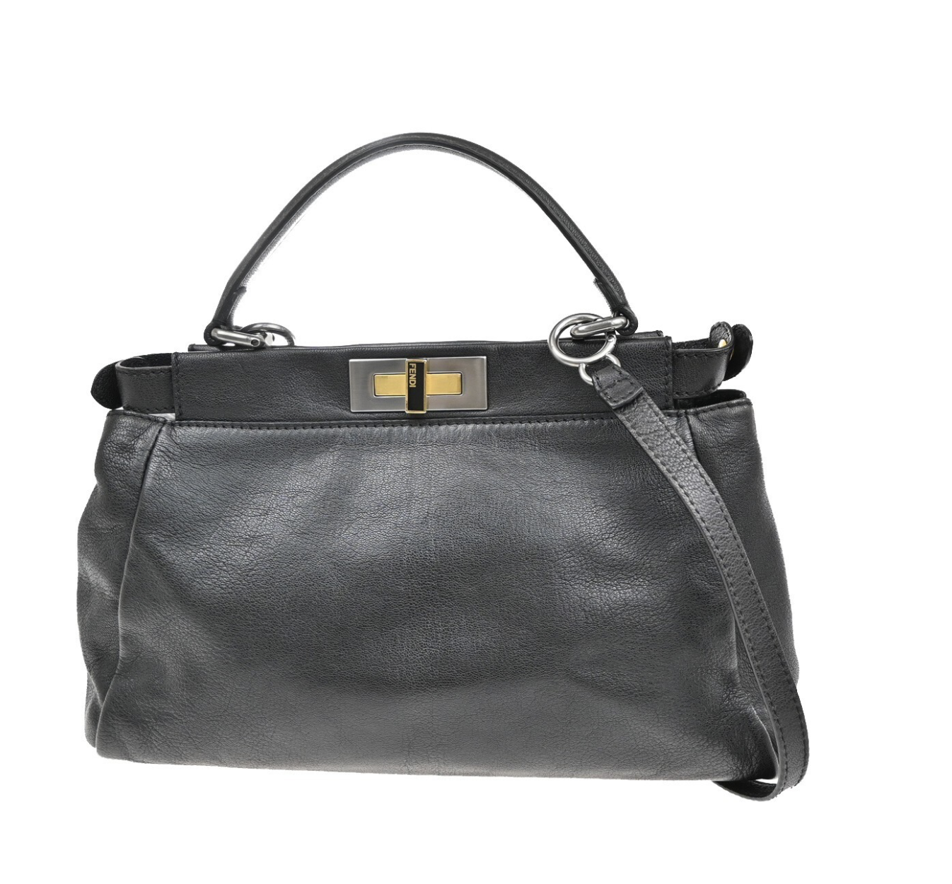 Peekaboo de Fendi mediano negro