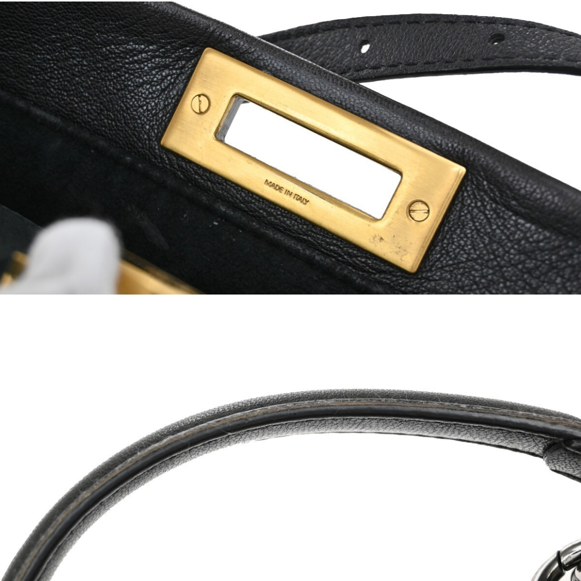Peekaboo de Fendi mediano negro