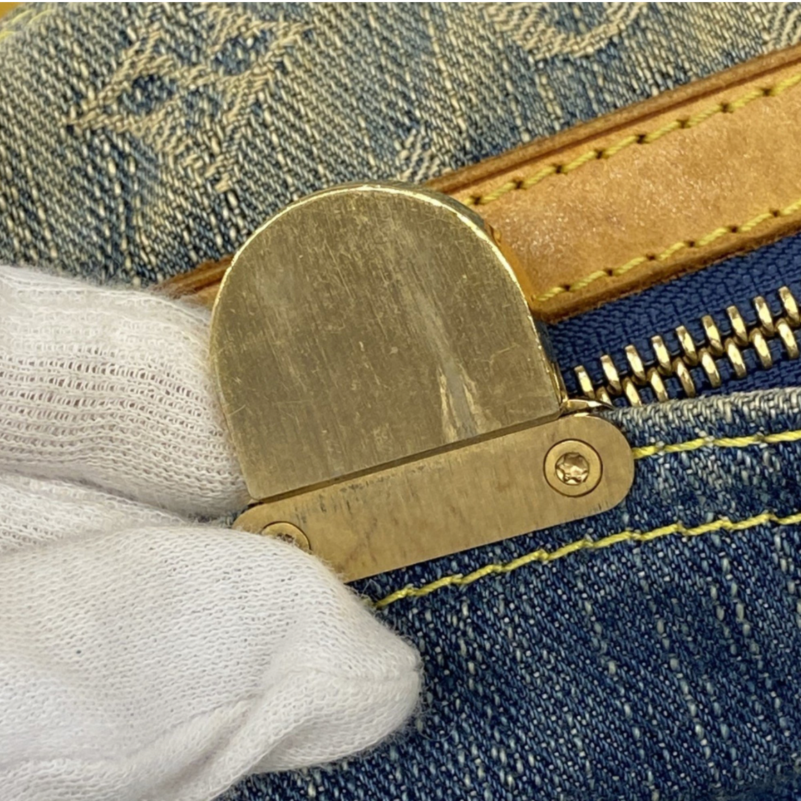 Louis Vuitton Baggy en denim Monogram