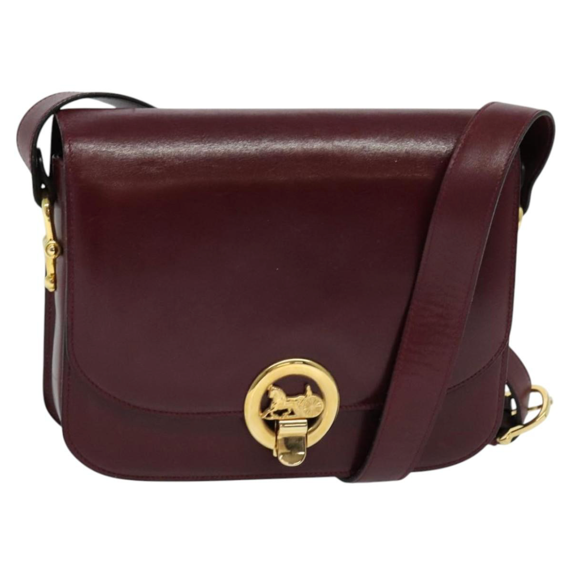 Céline Shoulder Bag en piel roja