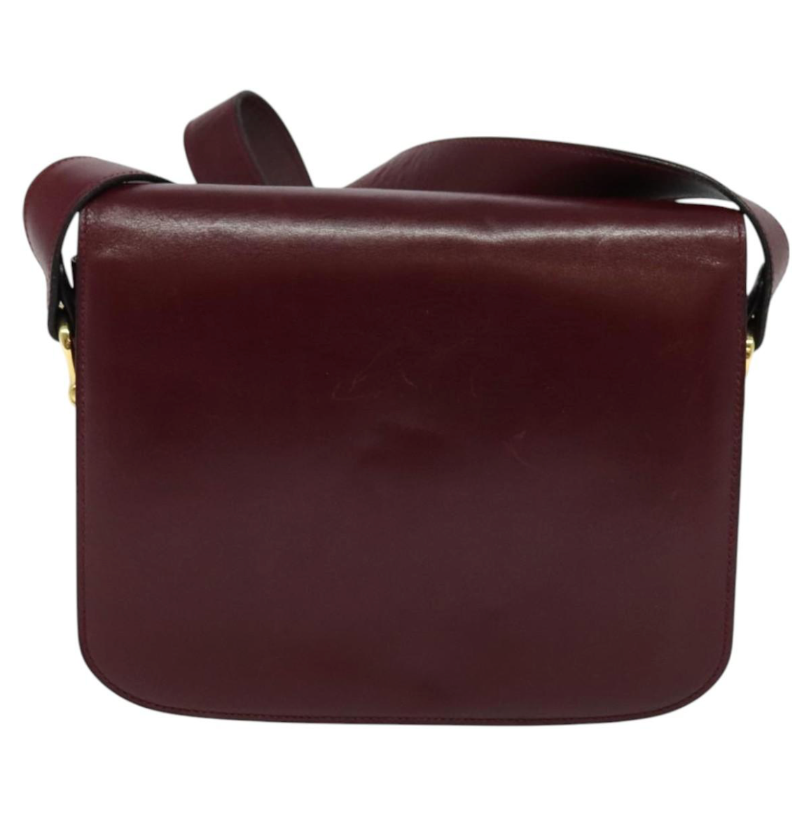 Céline Shoulder Bag en piel roja