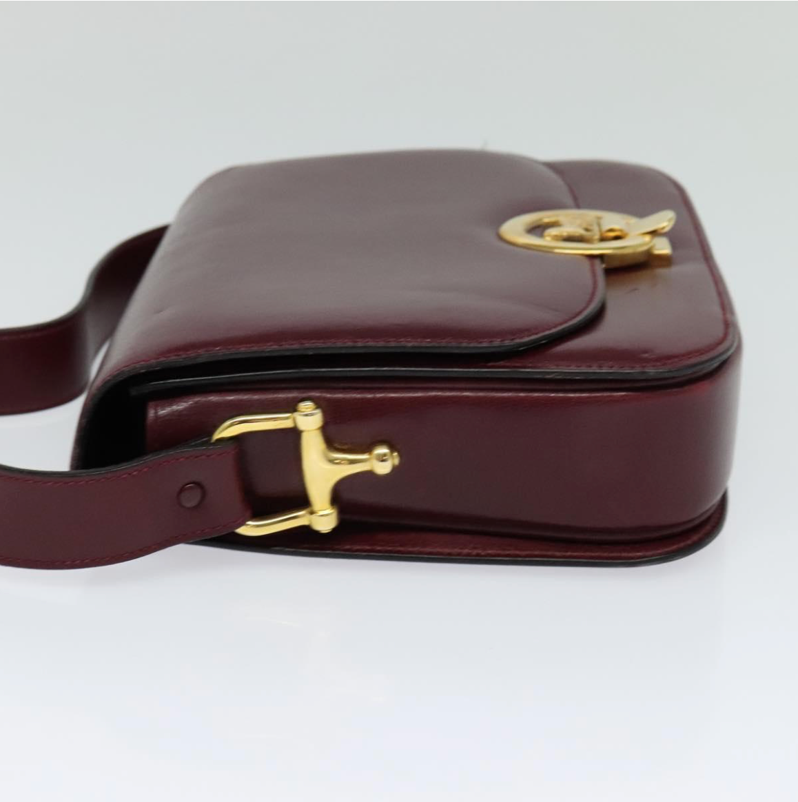 Céline Shoulder Bag en piel roja