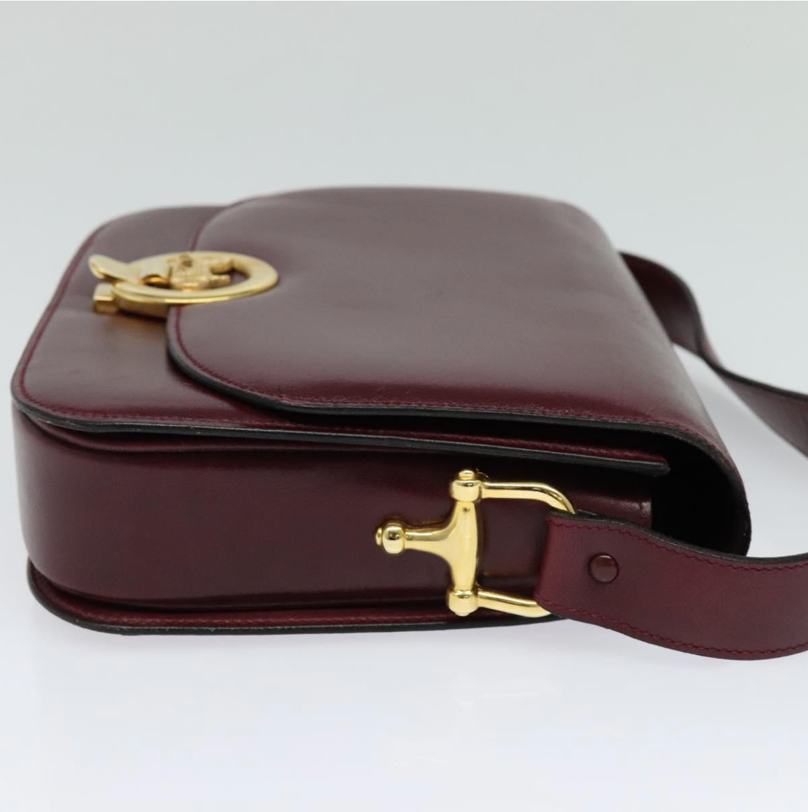 Céline Shoulder Bag en piel roja